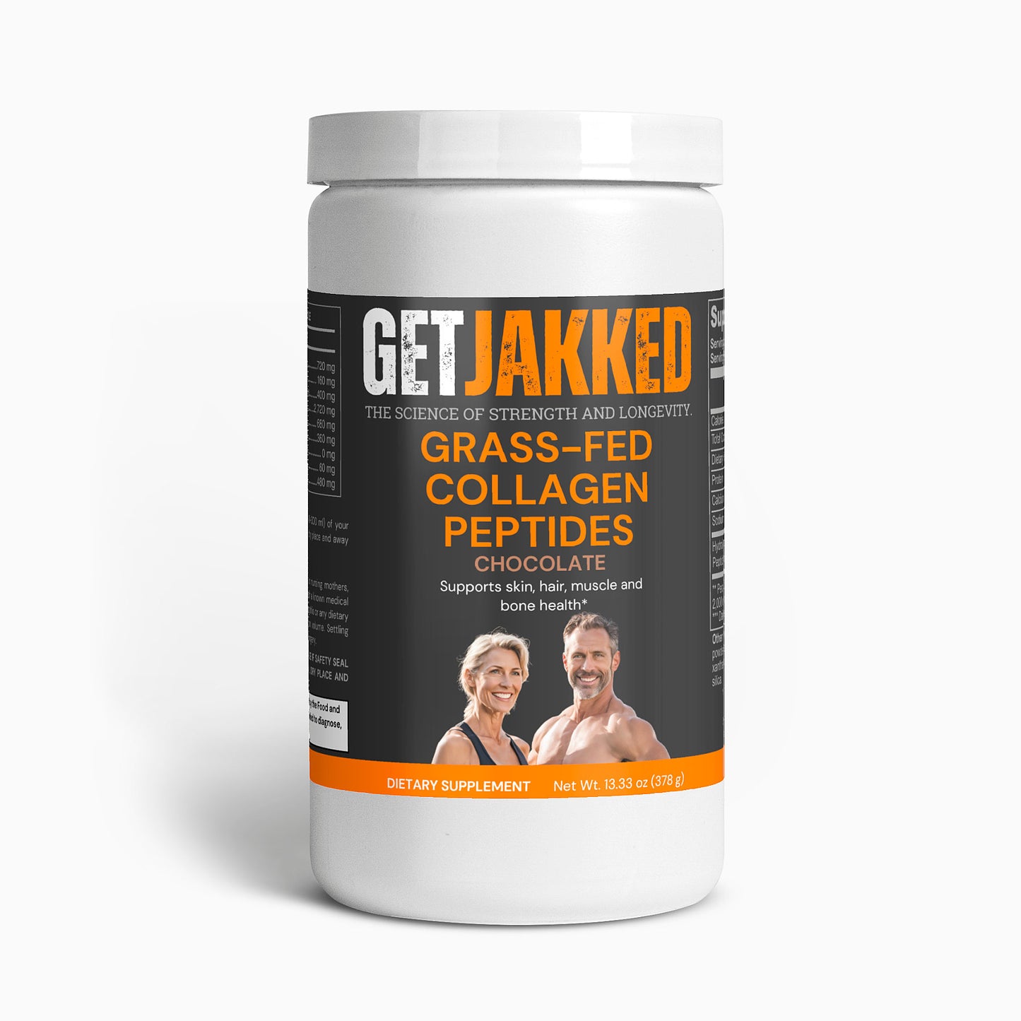 Grass-Fed Collagen Peptides Powder (Chocolate)