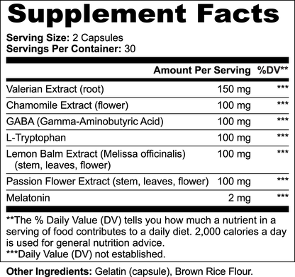 Sleep Formula Capsule facts