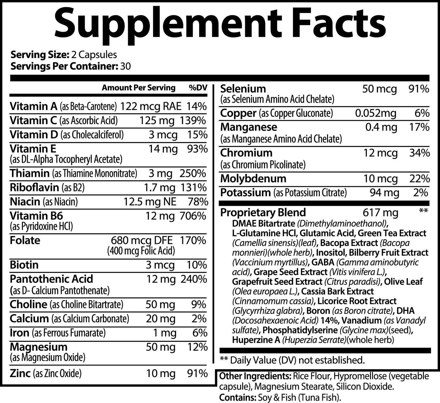 Brain and Focus Capsules