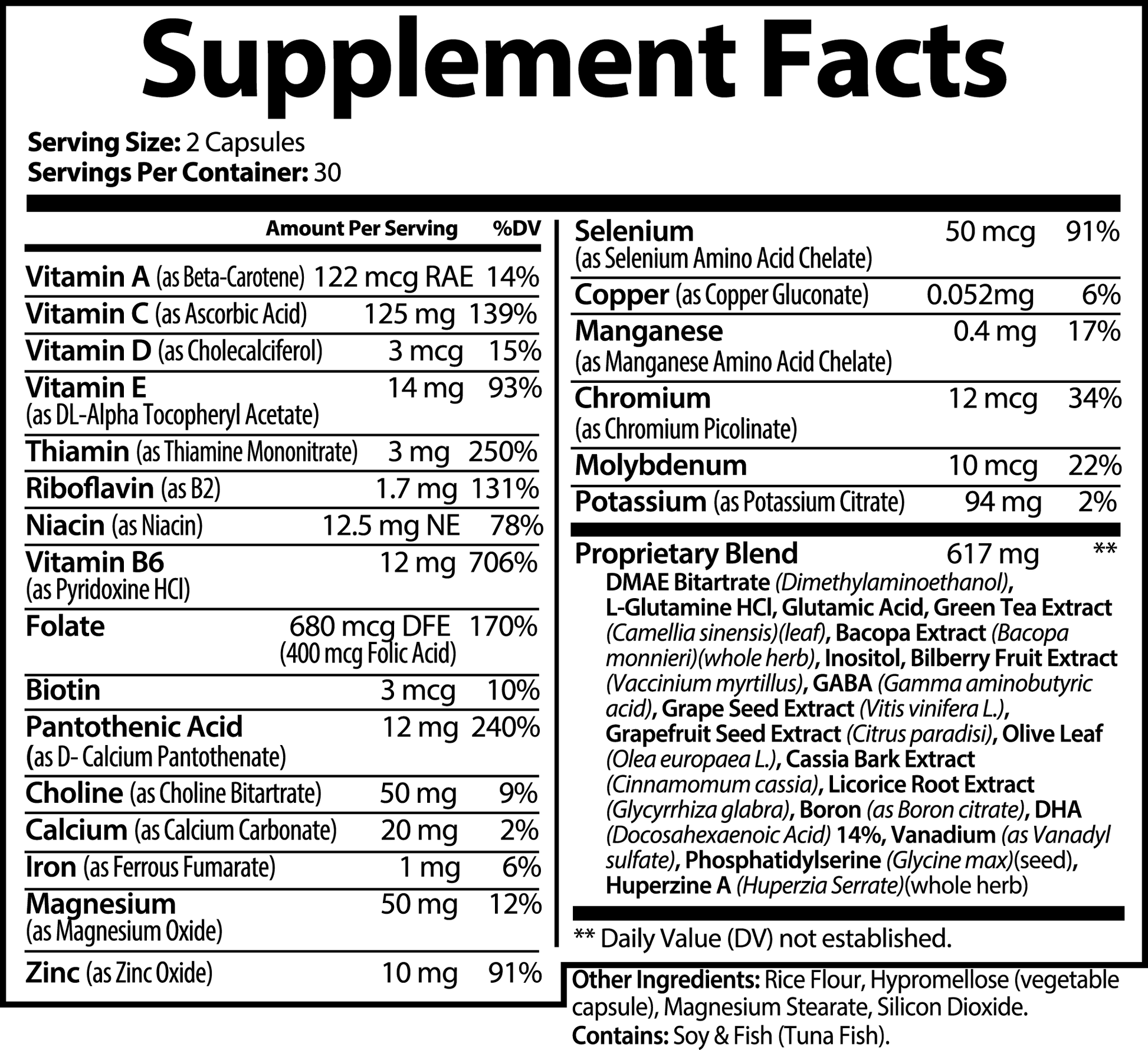 Brain and Focus Capsules